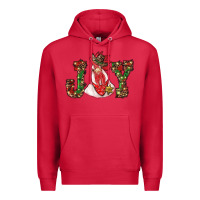 Cardinal christmas joy with rooster Premium Hoodie - RanaPortraitStore