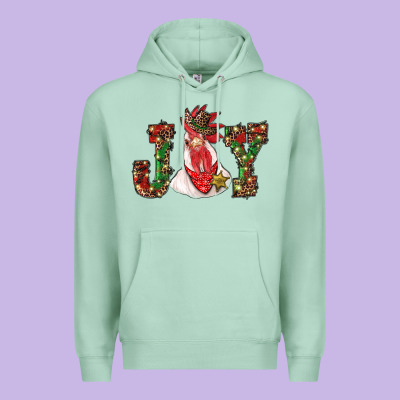 Christmas Joy With Rooster Premium Hoodie Designed By Ranaportraitstore