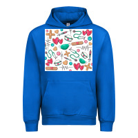 Cobalt nurse Urban Hoodie - Zillion Design Studio