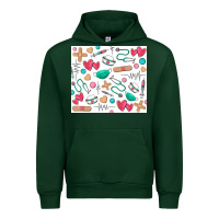 Forest Green nurse Urban Hoodie - Zillion Design Studio