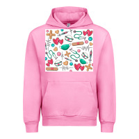 Fuchsia Pink nurse Urban Hoodie - Zillion Design Studio