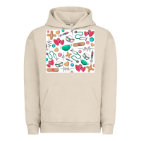 Pigment French Oak nurse Urban Hoodie - Zillion Design Studio