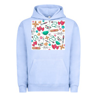 Pigment Grape Ice nurse Urban Hoodie - Zillion Design Studio