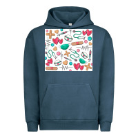 Pigment Midnight Navy nurse Urban Hoodie - Zillion Design Studio