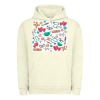 Pigment Pistachio nurse Urban Hoodie - Zillion Design Studio