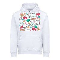 White nurse Urban Hoodie - Zillion Design Studio