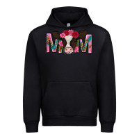 Black mom with cow mothers day Urban Hoodie - texasbilliewilder