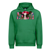 Emerald mom with cow mothers day Urban Hoodie - texasbilliewilder