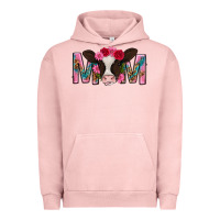 Pigment Salmon mom with cow mothers day Urban Hoodie - texasbilliewilder
