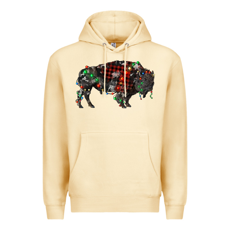 Christmas Bison Premium Hoodie by RanaPortraitStore | Teevron