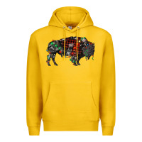 Lemon christmas bison Premium Hoodie - RanaPortraitStore