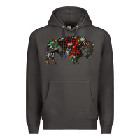 Smoke christmas bison Premium Hoodie - RanaPortraitStore