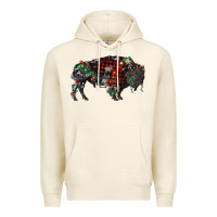 Tofu christmas bison Premium Hoodie - RanaPortraitStore