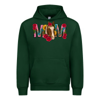 Forest Green mom with horse mothers day Urban Hoodie - texasbilliewilder