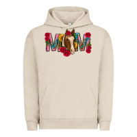 Pigment French Oak mom with horse mothers day Urban Hoodie - texasbilliewilder