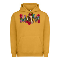 Pigment Peanut Butter mom with horse mothers day Urban Hoodie - texasbilliewilder