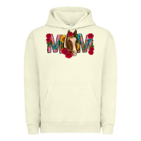 Pigment Pistachio mom with horse mothers day Urban Hoodie - texasbilliewilder
