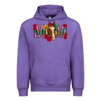 Tulip mom with horse mothers day Urban Hoodie - texasbilliewilder