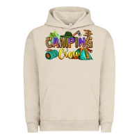 Pigment French Oak camping crew Urban Hoodie - Zillion Design Studio