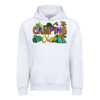 White camping crew Urban Hoodie - Zillion Design Studio