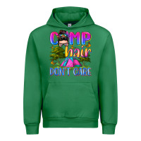 Emerald camp hair don't care Urban Hoodie - Zillion Design Studio