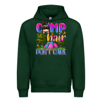 Forest Green camp hair don't care Urban Hoodie - Zillion Design Studio