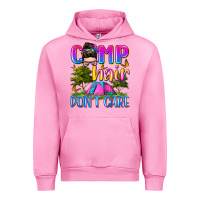 Fuchsia Pink camp hair don't care Urban Hoodie - Zillion Design Studio