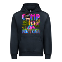Navy camp hair don't care Urban Hoodie - Zillion Design Studio