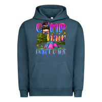 Pigment Midnight Navy camp hair don't care Urban Hoodie - Zillion Design Studio