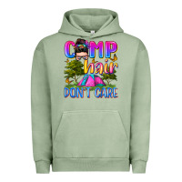 Pigment Oil Green camp hair don't care Urban Hoodie - Zillion Design Studio