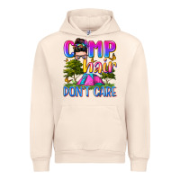 Sandshell camp hair don't care Urban Hoodie - Zillion Design Studio