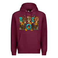 Burgundy rodeo mom Premium Hoodie - Zillion Design Studio