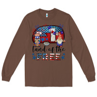 Chestnut land of the free caravan gnomies Long Sleeve Tee - BarkalooDesign