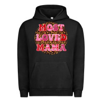 Pigment Black most loved mama Urban Hoodie - texasbilliewilder