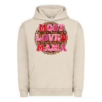 Pigment French Oak most loved mama Urban Hoodie - texasbilliewilder