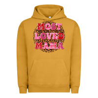 Pigment Peanut Butter most loved mama Urban Hoodie - texasbilliewilder
