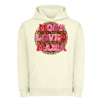 Pigment Pistachio most loved mama Urban Hoodie - texasbilliewilder