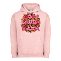 Pigment Salmon most loved mama Urban Hoodie - texasbilliewilder