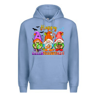 Colony Blue happy hallothanksmas gnomes Premium Hoodie - texasbilliewilder