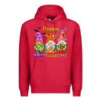 Cardinal happy hallothanksmas gnomes Premium Hoodie - texasbilliewilder