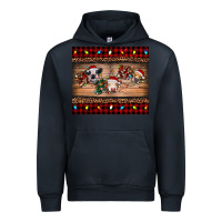 Navy hohoho christmas cows Urban Hoodie - RanaPortraitStore