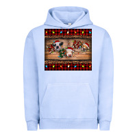 Pigment Grape Ice hohoho christmas cows Urban Hoodie - RanaPortraitStore