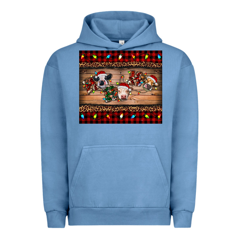 Hohoho Christmas Cows Urban Hoodie by RanaPortraitStore | Teevron