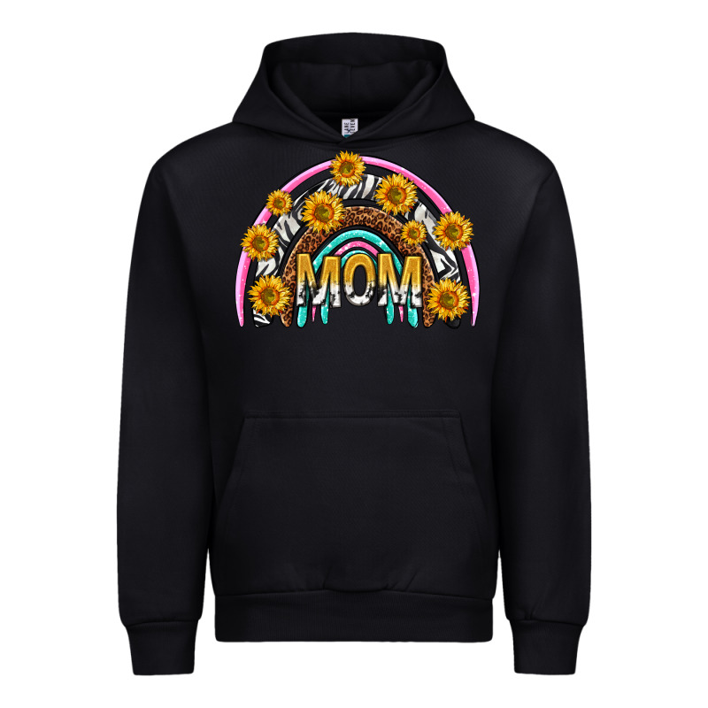 Mom With Sunflower Rainbow Mothers Day Urban Hoodie by texasbilliewilder | Teevron