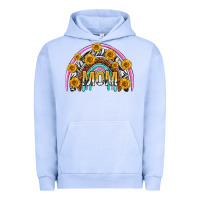 Pigment Grape Ice mom with sunflower rainbow mothers day Urban Hoodie - texasbilliewilder