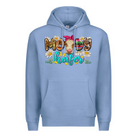 Colony Blue moody heifer Premium Hoodie - Zillion Design Studio