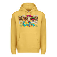 Antique Gold moody heifer Premium Hoodie - Zillion Design Studio
