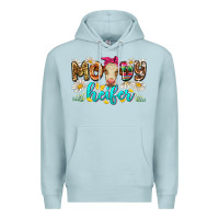 Blue Mist moody heifer Premium Hoodie - Zillion Design Studio