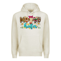 Oatmeal Heather moody heifer Premium Hoodie - Zillion Design Studio