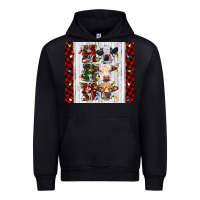 Black ho ho ho christmas cow Urban Hoodie - RanaPortraitStore